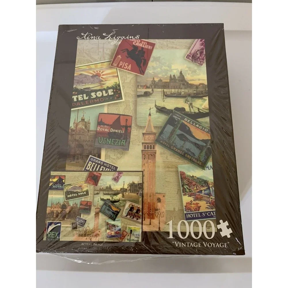 New Tina Higgins 1000‎ Piece Puzzle Vintage Voyage